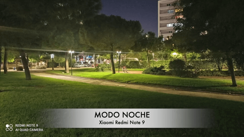 camara modo noche redmi note 9