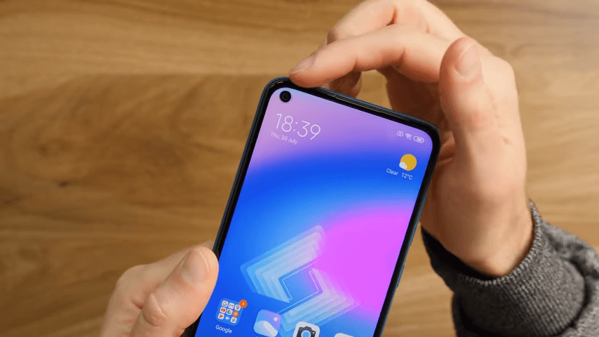 pantalla del xiaomi redmi note 9