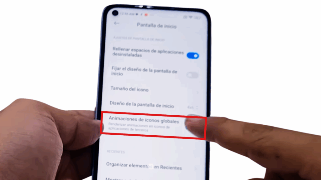 animacion de iconos globales xiaomi
